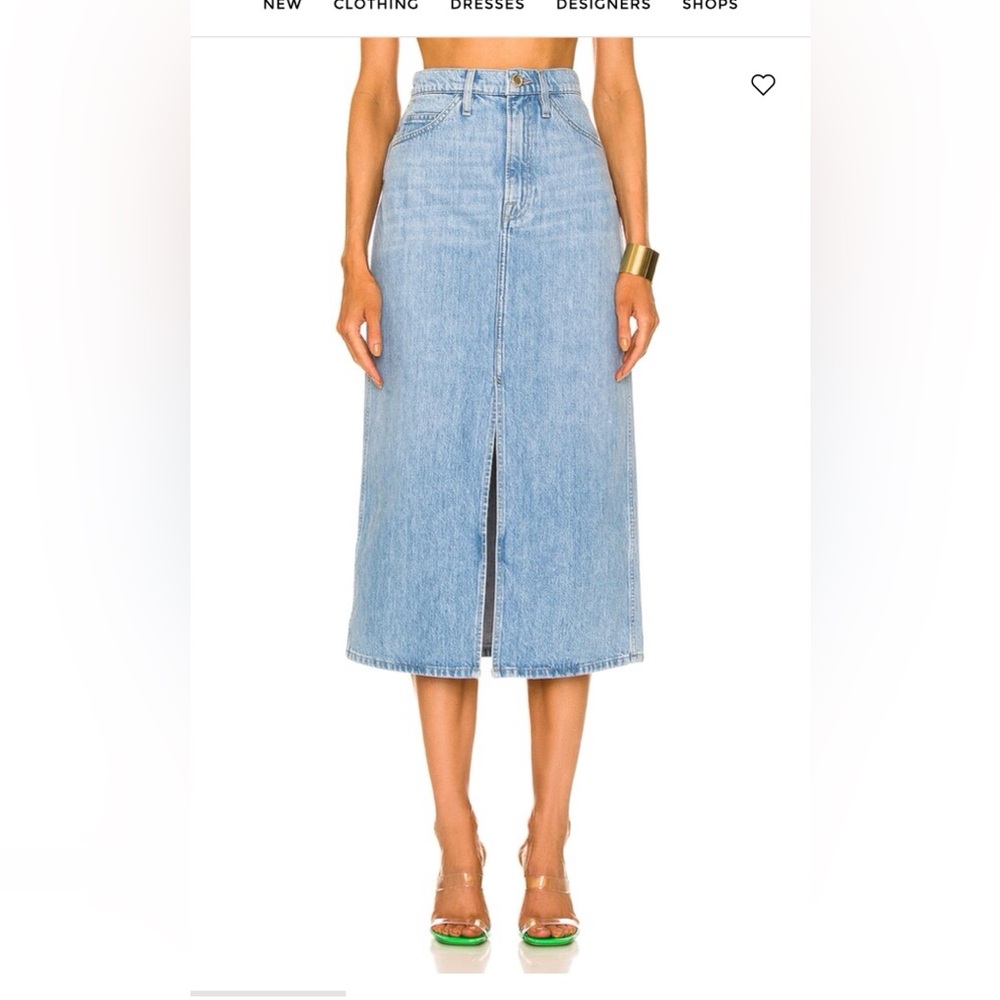 Frame Denim Light Blue Maxi Skirt.  Worn once